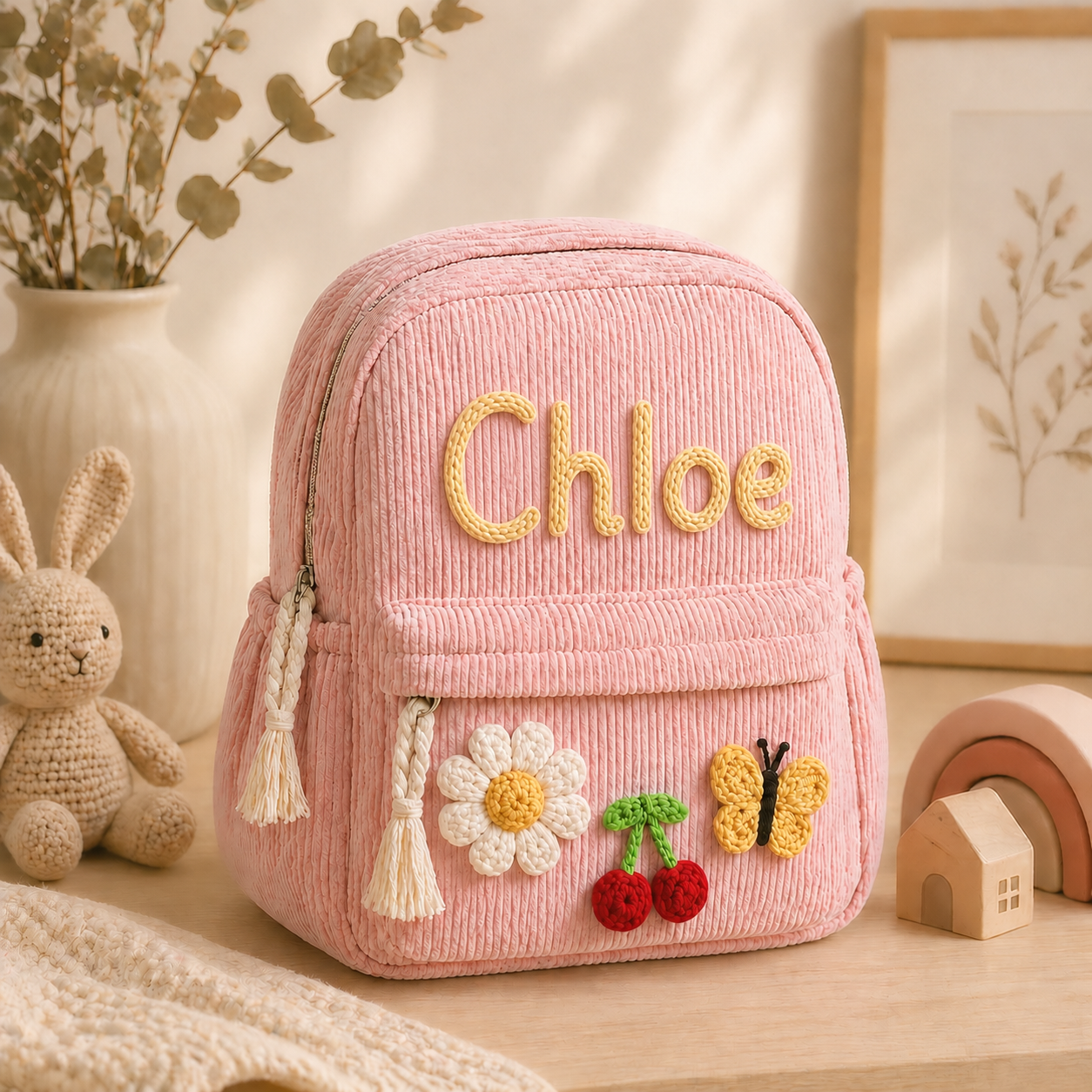 Mivio Kids – Mochila Infantil Personalizada con Nombre Bordado
